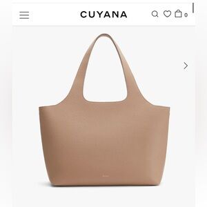 Cuyana System Tote, including laptop sleeve.